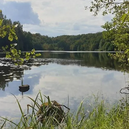 Dom wakacyjny With Private Sauna, Jacuzzi And Pool Czestkowo (Koscierzyna)